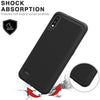 For LG K22 / K22 Plus Case, Shockproof Armor Cover + Tempered Glass Protector