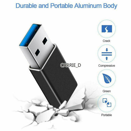USB 3.1 Type C Female to USB 3.0 Type A Male Adapter Converter Cable Connector - Place Wireless
