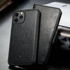 For iPhone 12/11 Pro Max XR XS Mini Removable Leather Wallet Magnetic Card Case