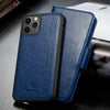 For iPhone 12/11 Pro Max XR XS Mini Removable Leather Wallet Magnetic Card Case