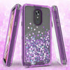 For LG Stylo 4/Stylo 4 Plus Cute Liquid Glitter Bling Shock Proof Phone Case