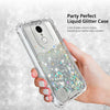 For LG Aristo 3, Aristo 2,Risio 3, Phoenix 4,Tribute Dynasty, Tribute Empire, Zone 4, Rebel 3, Rebel 4, Fortune 2, LG V3 2018 Liquid Glitter Bling Shock Phone Case