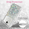 For LG Aristo 3, Aristo 2,Risio 3, Phoenix 4,Tribute Dynasty, Tribute Empire, Zone 4, Rebel 3, Rebel 4, Fortune 2, LG V3 2018 Liquid Glitter Bling Shock Phone Case