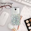 For LG Aristo 3, Aristo 2,Risio 3, Phoenix 4,Tribute Dynasty, Tribute Empire, Zone 4, Rebel 3, Rebel 4, Fortune 2, LG V3 2018 Liquid Glitter Bling Shock Phone Case