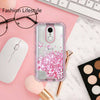 For LG Aristo 3, Aristo 2,Risio 3, Phoenix 4,Tribute Dynasty, Tribute Empire, Zone 4, Rebel 3, Rebel 4, Fortune 2, LG V3 2018 Liquid Glitter Bling Shock Phone Case