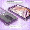 For LG Stylo 4/Stylo 4 Plus Cute Liquid Glitter Bling Shock Proof Phone Case