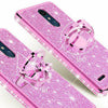 For LG Stylo 5 / Stylo 5 Plus Cute Girls Glitter Phone Case with Ring Kickstand