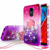 For LG Stylo 5 / Stylo 5 Plus Cute Girls Glitter Phone Case with Ring Kickstand