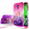 Motorola Moto G7 Power / G7 Supra Case Glitter Rhinestone Ring Kickstand Cover