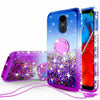 For LG Stylo 5 / Stylo 5 Plus Cute Girls Glitter Phone Case with Ring Kickstand