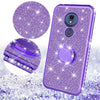 Motorola Moto G7 Power / G7 Supra Case Glitter Rhinestone Ring Kickstand Cover