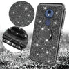 Motorola Moto G7 Power / G7 Supra Case Glitter Rhinestone Ring Kickstand Cover