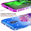 Motorola Moto G7 Power / G7 Supra Case Glitter Rhinestone Ring Kickstand Cover