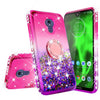 Motorola Moto G7 Power / G7 Supra Case Glitter Rhinestone Ring Kickstand Cover