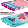 For LG Stylo 6 Cute Girls Glitter Phone Case with Ring Kickstand