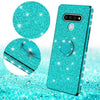 For LG Stylo 6 Cute Girls Glitter Phone Case with Ring Kickstand