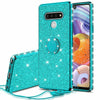 For LG Stylo 6 Cute Girls Glitter Phone Case with Ring Kickstand