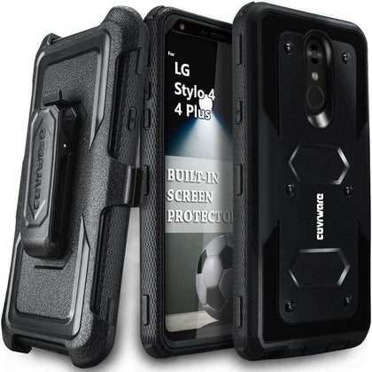LG Stylo 4 / 4 Plus COVRWARE [AEGIS] Full-Body Protection Holster Case Kickstand - Place Wireless