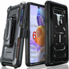 LG Stylo 6 Armor Holster Case Belt Clip Phone Cover Screen Protector COVRWARE