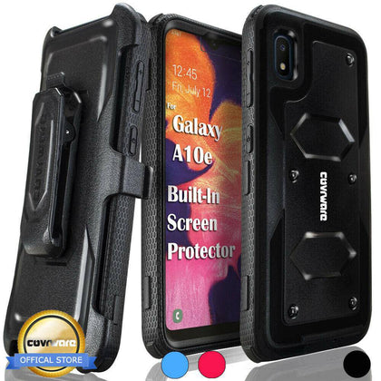 For Samsung Galaxy A10e Armor Holster Case Belt Clip Cover Defender Case - Place Wireless