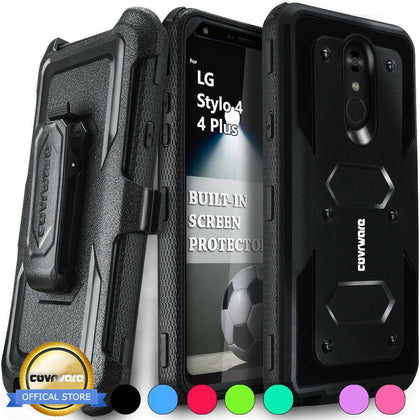 LG Stylo 4 / 4 Plus COVRWARE [AEGIS] Full-Body Protection Holster Case Kickstand - Place Wireless