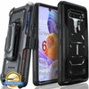 LG Stylo 6 Armor Holster Case Belt Clip Phone Cover Screen Protector COVRWARE