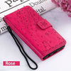 For LG Stylo 4/4 Plus Leather Wallet Flower Pattern Case