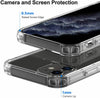 For iPhone 12 Mini, 12 Pro, 12 Pro Max Case CRYSTAL CLEAR Ultra Slim Clear Cover