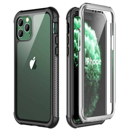 For iPhone 12 Mini 12 Pro max Case Clear 360 Full body Cover w/ Screen Protector - Place Wireless