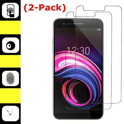 2X Tempered Glass Screen Protector For LG Aristo 2 Plus 3 Fortune 2 Phoenix 3 4 - Place Wireless