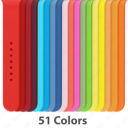 Silicone Band Strap for Apple Watch Series 1/2/3/4/5 iWatch Sports 38/40/42/44mm - Place Wireless