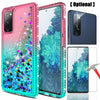 For Samsung Galaxy S21 Ultra S20 FE Note 20 Liquid Bling Case / Screen Protector