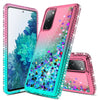 For Samsung Galaxy S21 Ultra S20 FE Note 20 Liquid Bling Case / Screen Protector