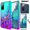 For Samsung Galaxy S21 Ultra S20 FE Note 20 Liquid Bling Case / Screen Protector