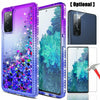 For Samsung Galaxy S21 Ultra S20 FE Note 20 Liquid Bling Case / Screen Protector