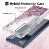 For Samsung Galaxy S21 Ultra S20 FE Note 20 Liquid Bling Case / Screen Protector