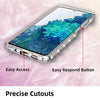 For Samsung Galaxy S21 Ultra S20 FE Note 20 Liquid Bling Case / Screen Protector