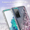 For Samsung Galaxy S21 Ultra S20 FE Note 20 Liquid Bling Case / Screen Protector