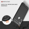 For Motorola Moto G Fast Shockproof Armo r Carbon Fiber Hybrid Brush Case Cover