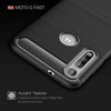 For Motorola Moto G Fast Shockproof Armo r Carbon Fiber Hybrid Brush Case Cover