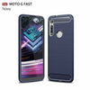 For Motorola Moto G Fast Shockproof Armo r Carbon Fiber Hybrid Brush Case Cover