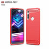 For Motorola Moto G Fast Shockproof Armo r Carbon Fiber Hybrid Brush Case Cover