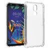 For LG K40/K12 +/X4 2019/Solo 4G LTE Shockproof Silicone Soft Bumper Clear Case