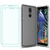 For LG K40/K12 +/X4 2019/Solo 4G LTE Shockproof Silicone Soft Bumper Clear Case