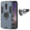 For LG Stylo 5, 5 Plus, 5v Magnetic Stand Ring Holder Hard Armor Case Cover+Car Phone Holder