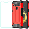 For LG V50 G8 G7 ThinQ 5G/V40/G6 Shockproof Armor Protective Case+Tempered Glass