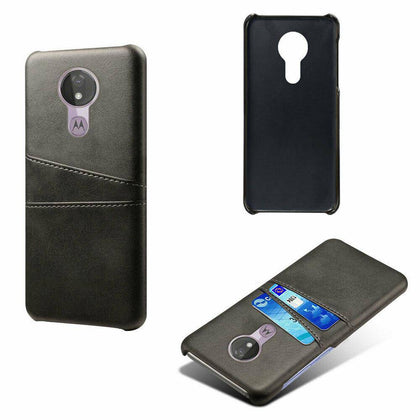 For Motorola Moto G7 Power /G7 Supra PU Leather Wallet Card Slot Back Cover Case - Place Wireless