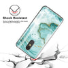 For LG Aristo 4 Plus , Tribute Royal , Arena 2 , Escape Plus , K30 (2019), LG Prime 2
 Case Mint Green Marble TPU+Black Tempered Glass