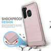 For Motorola Moto G Stylus Case Brushed Armor Rubber Hard Cover +Tempered Glass