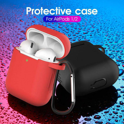 3-in-1 AirPods Silicone Case Cover Magnetic Strap Keychain for Apple AirPod 1/2 - Place Wireless